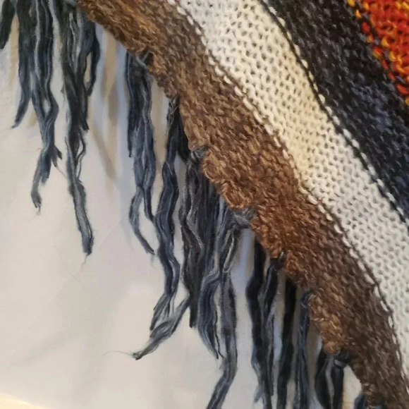 Love by Chesley Striped Poncho - Picture 3 of 6